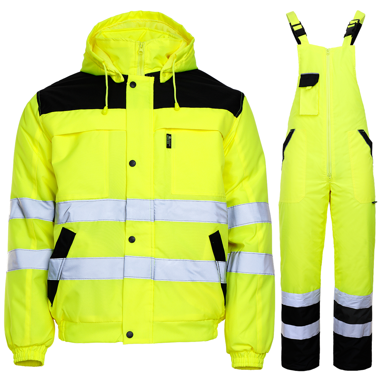 Σετ εργασίας φωσφοριζέ COLLINS HV YELLOW WINTER - 1