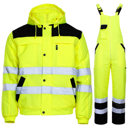 Σετ εργασίας φωσφοριζέ COLLINS HV YELLOW WINTER - 1