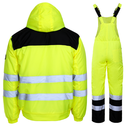 Σετ εργασίας φωσφοριζέ COLLINS HV YELLOW WINTER - 3