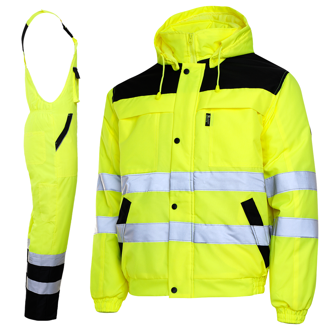 Σετ εργασίας φωσφοριζέ COLLINS HV YELLOW WINTER - 8