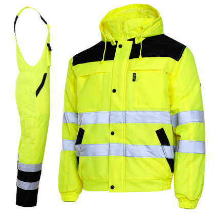 Σετ εργασίας φωσφοριζέ COLLINS HV YELLOW WINTER - 8