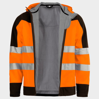 Jachetă softshell reflectorizantă NOBEL 2.0 PORTOCALIU - 4