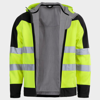Jachetă softshell reflectorizantă NOBEL 2.0 GALBEN - 4