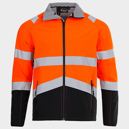 Μπουφάν αντανακλαστικό φωσφοριζέ softshell NOBEL ORANGE - 1