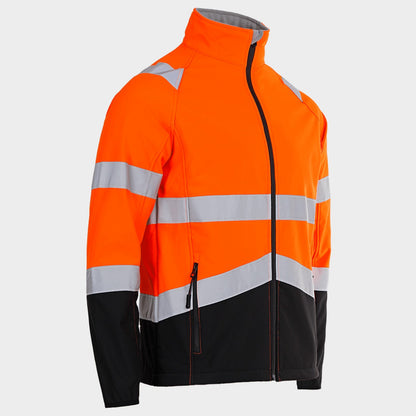 Μπουφάν αντανακλαστικό φωσφοριζέ softshell NOBEL ORANGE - 4