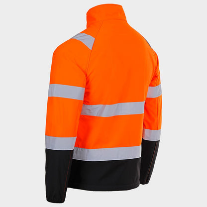 Μπουφάν αντανακλαστικό φωσφοριζέ softshell NOBEL ORANGE - 5