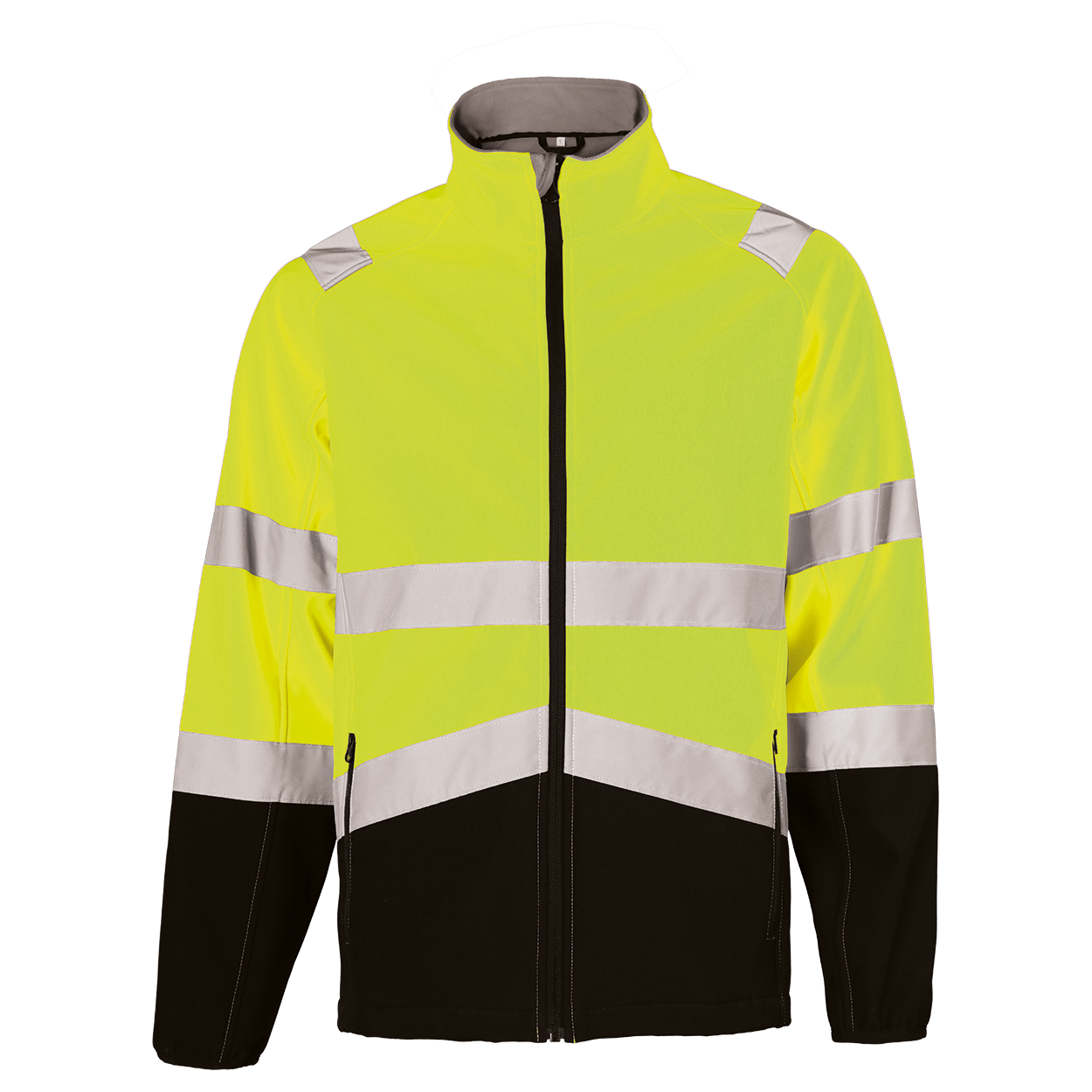 Μπουφάν αντανακλαστικό φωσφοριζέ softshell NOBEL YELLOW