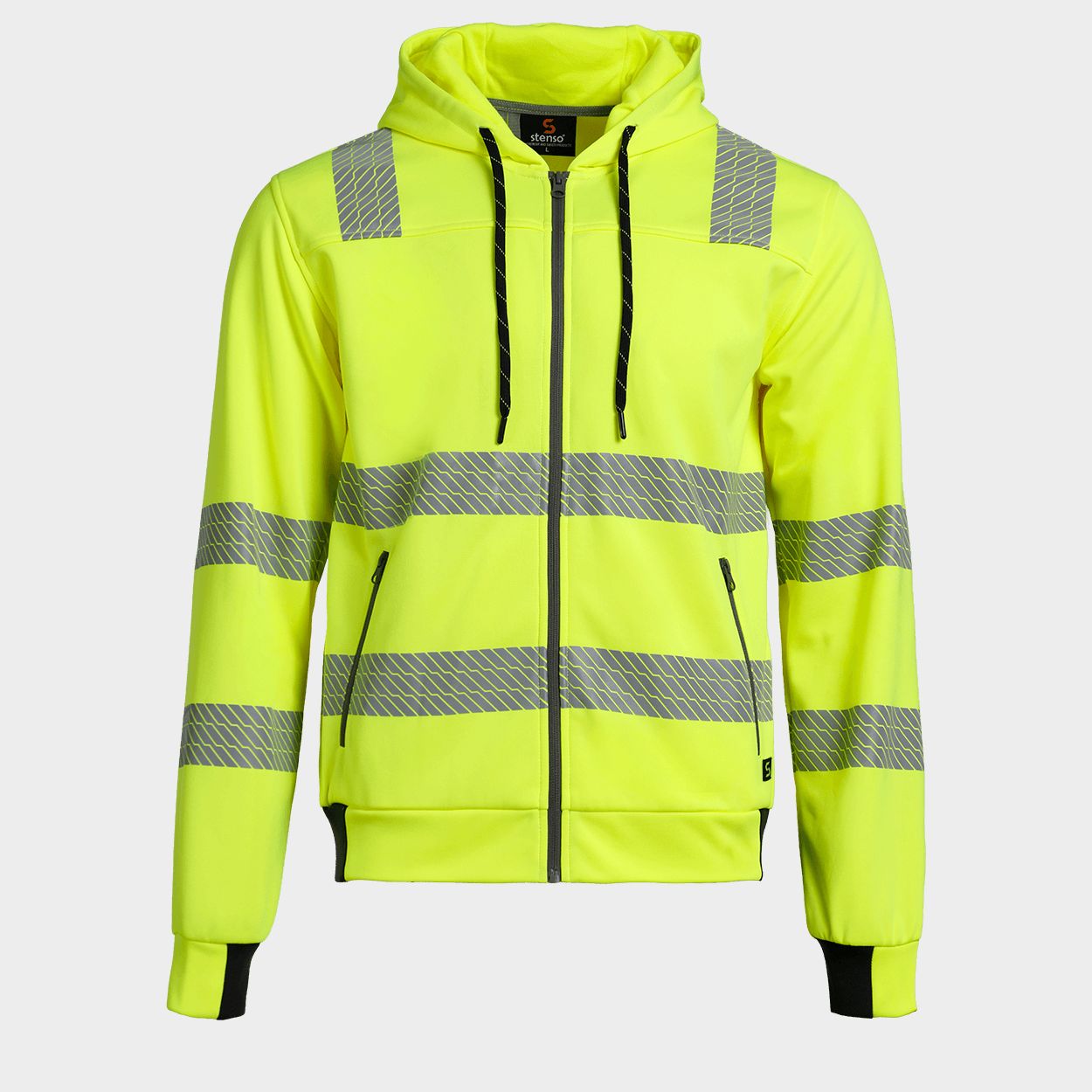 Сигнален суитшърт NOBEL HV YELLOW - 1
