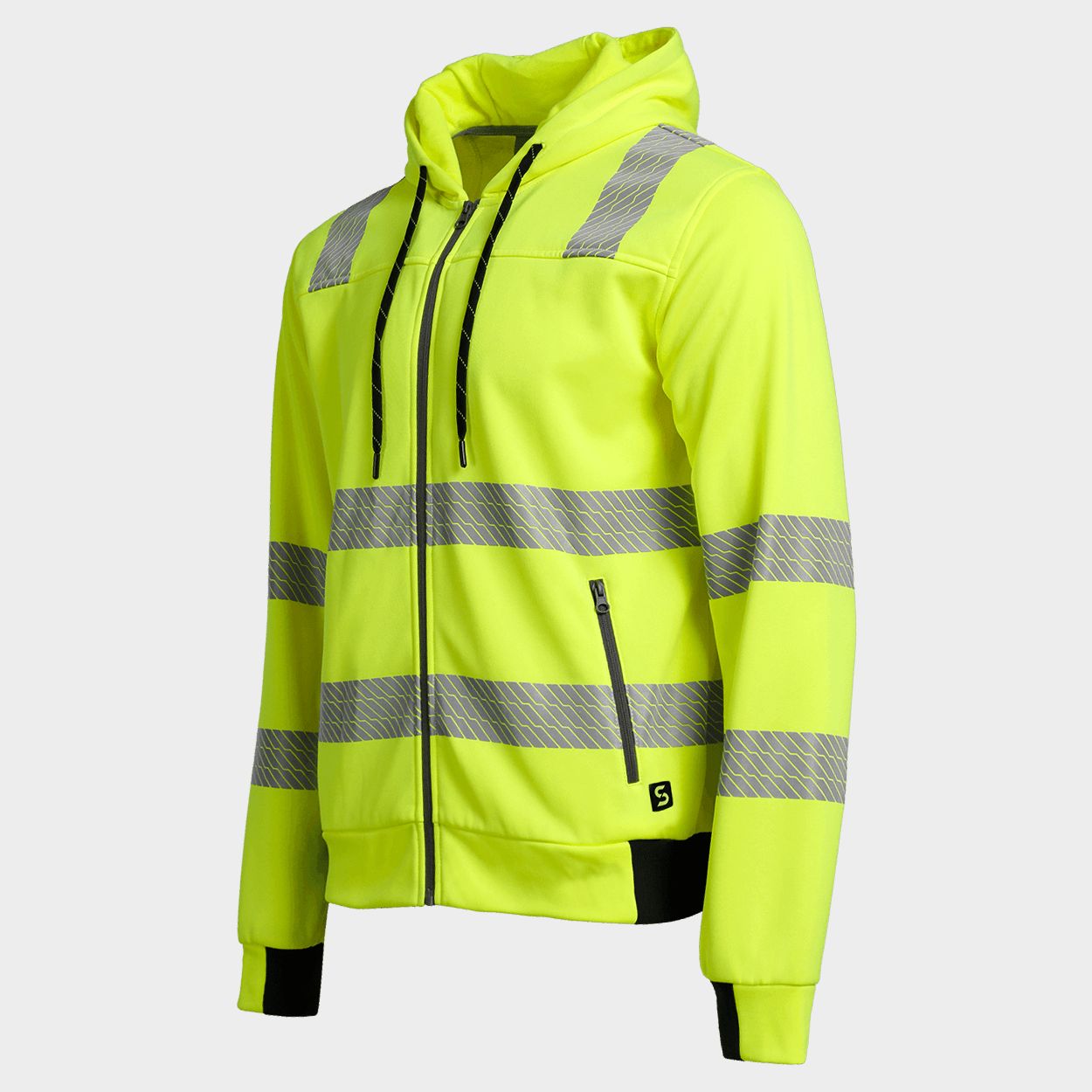 Сигнален суитшърт NOBEL HV YELLOW - 5