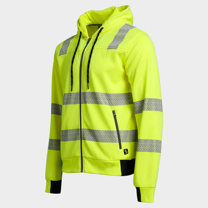 Сигнален суитшърт NOBEL HV YELLOW - 5