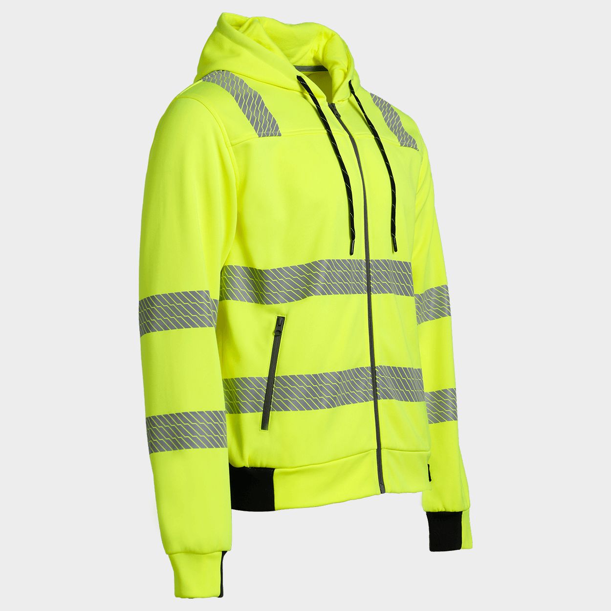 Сигнален суитшърт NOBEL HV YELLOW - 6