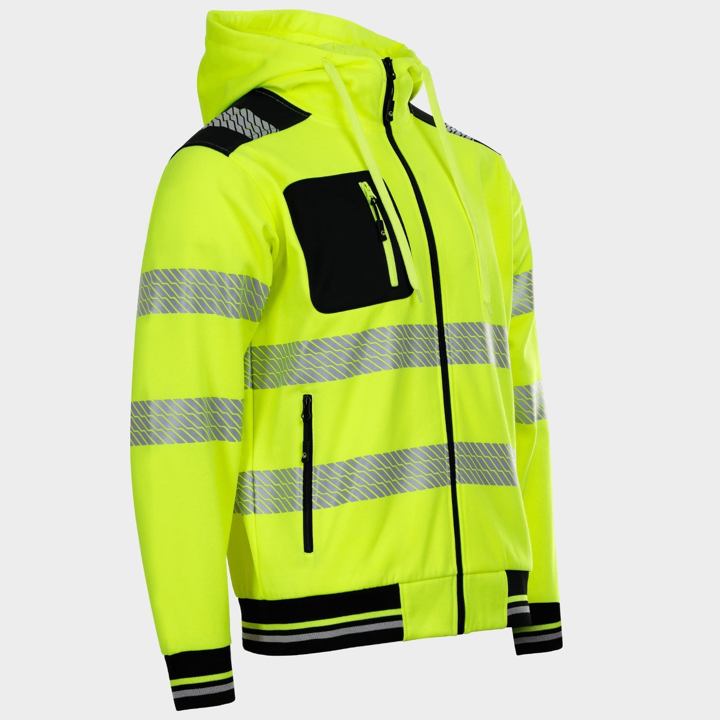 Ανακλαστική ζακέτα με κουκούλα PRISMA HV 2.0 YELLOW - 4