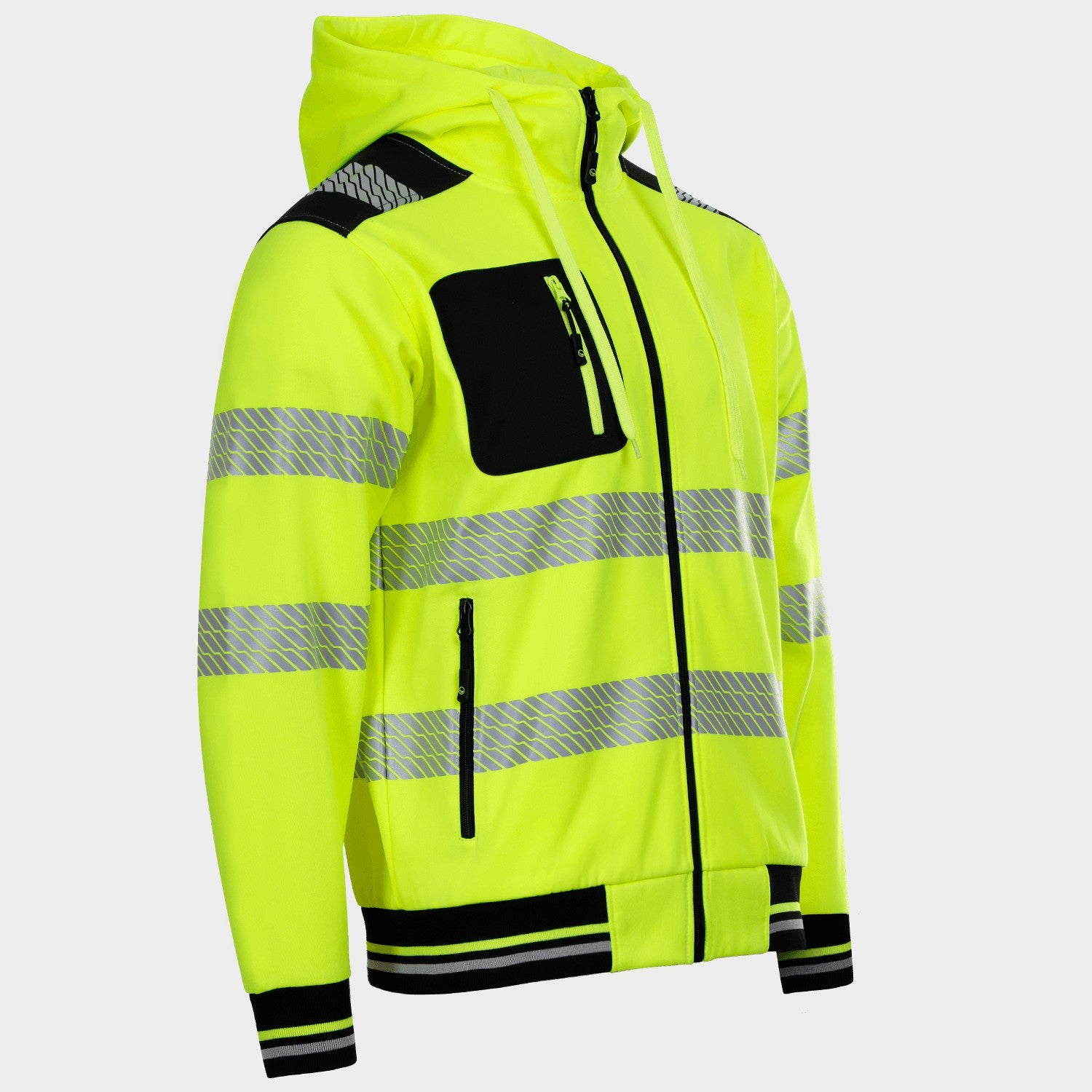 Ανακλαστική ζακέτα με κουκούλα PRISMA HV 2.0 YELLOW - 4