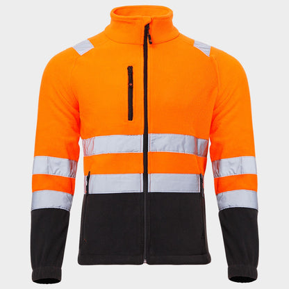 Ανακλαστική ζακέτα PRISMA HV ORANGE FLEECE - 1