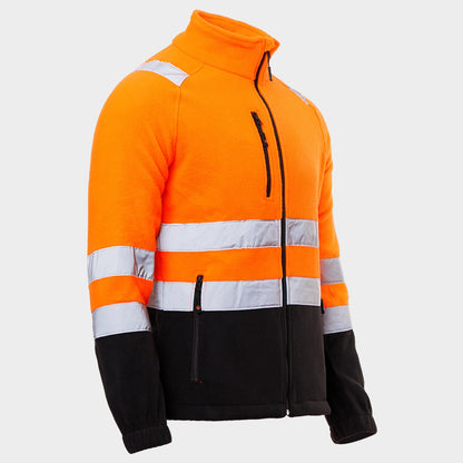 Ανακλαστική ζακέτα PRISMA HV ORANGE FLEECE - 4