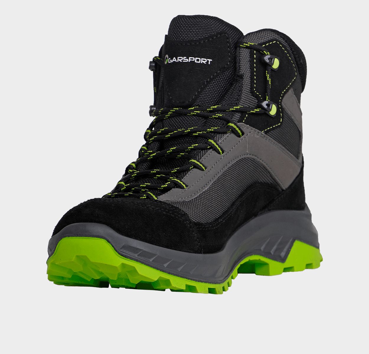 Παπούτσια πεζοπορείας GARSPORT AVERAU MID BLACK/LIME - 4