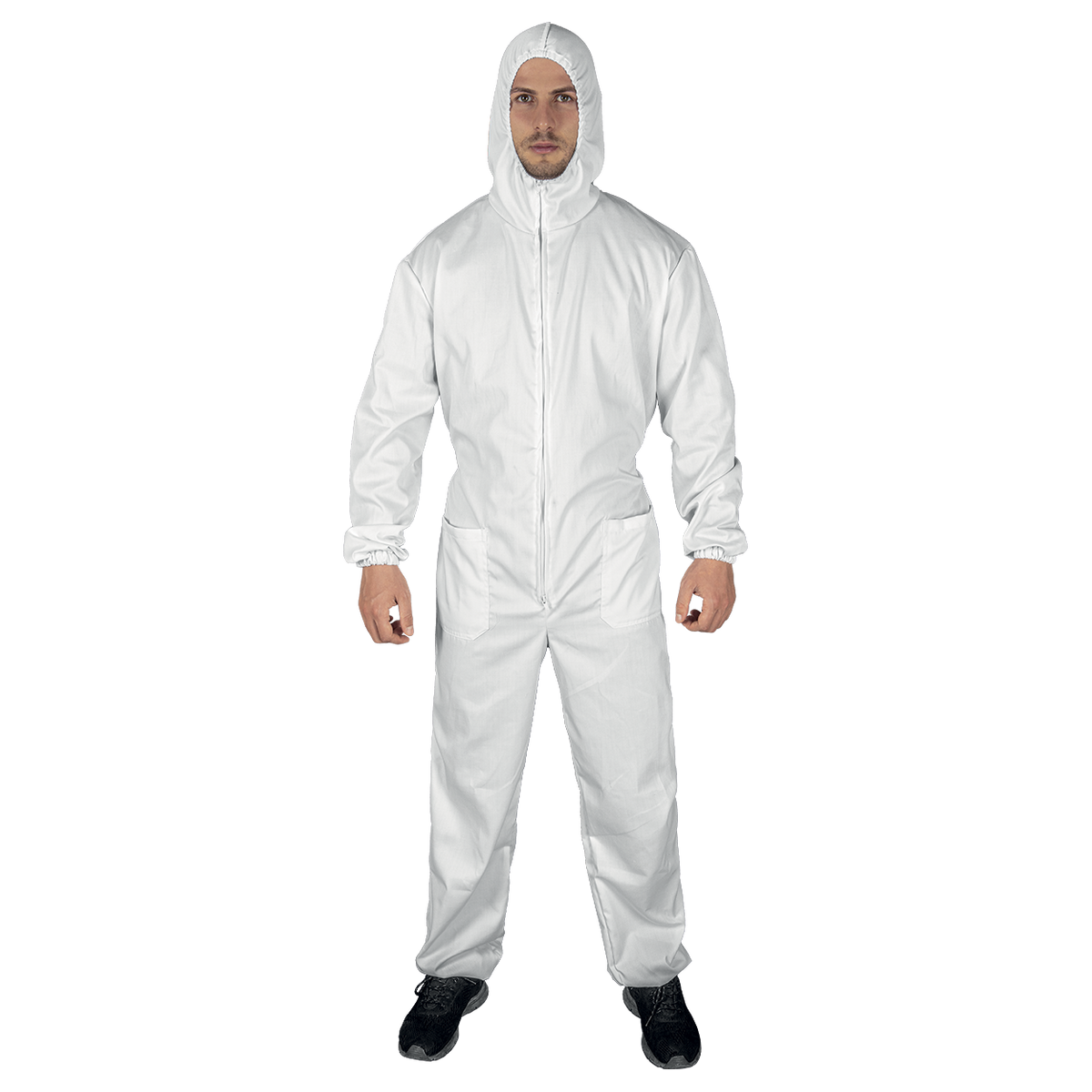 Hooded coverall EASY COVER WHITE