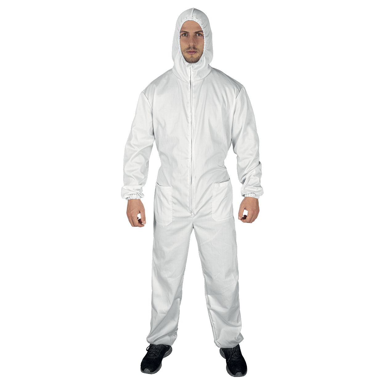 Hooded coverall EASY COVER WHITE