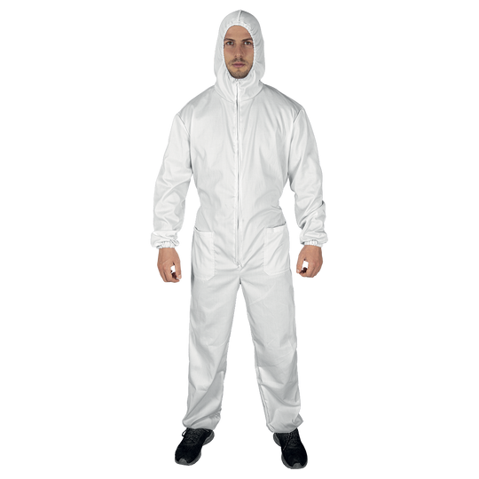 Hooded coverall EASY COVER WHITE