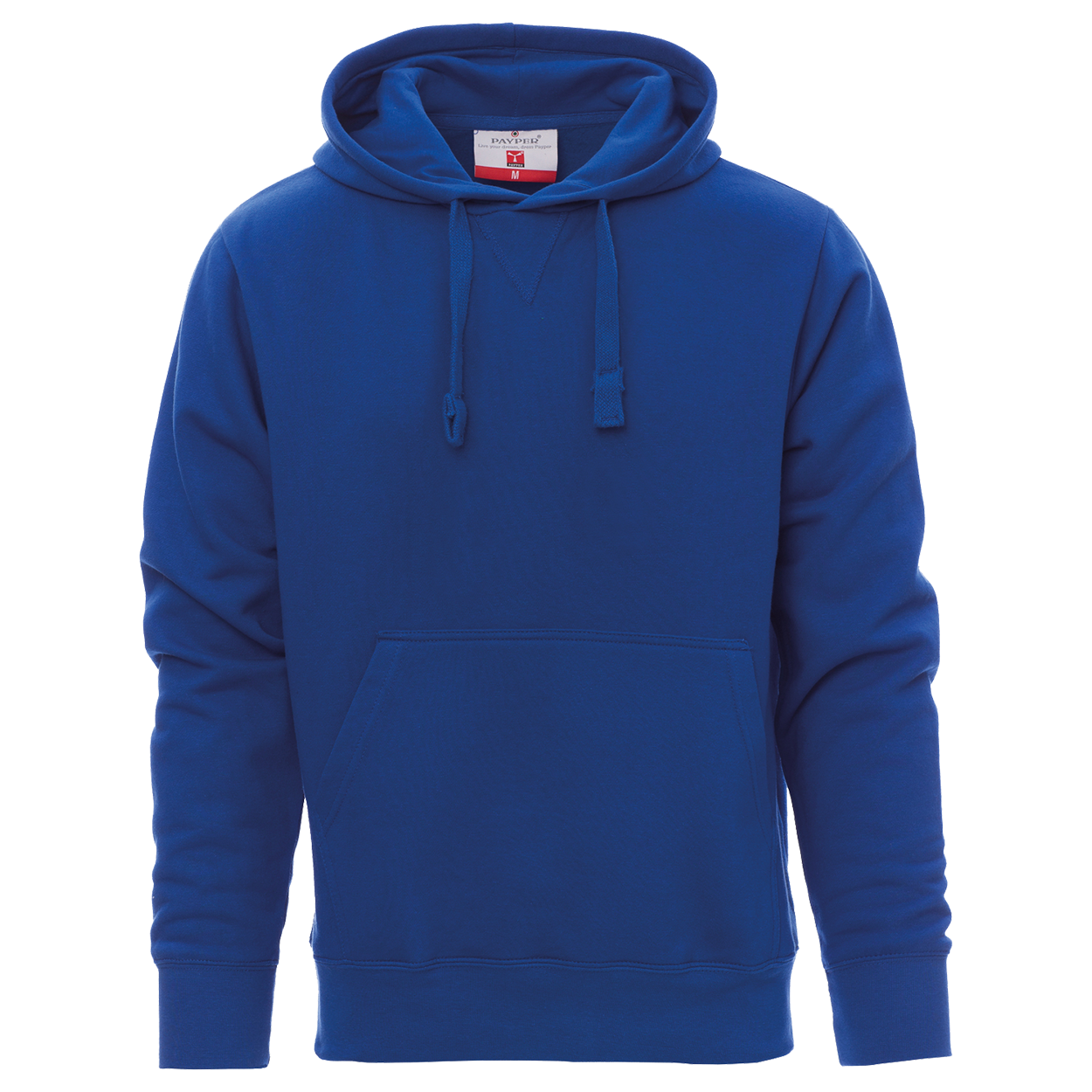 PAYPER TORONTO ROYAL BLUE Hooded long sleeve t-shirt