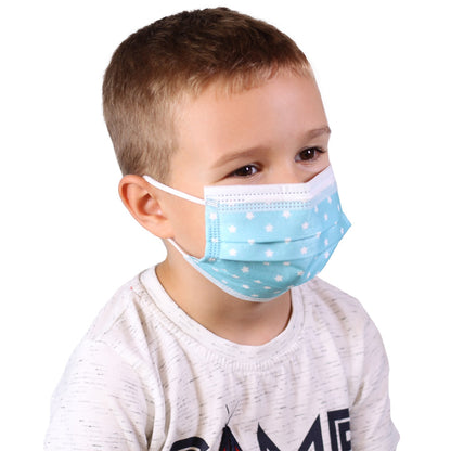 Хигиенна маска SANI 3 KIDS BLUE - 1
