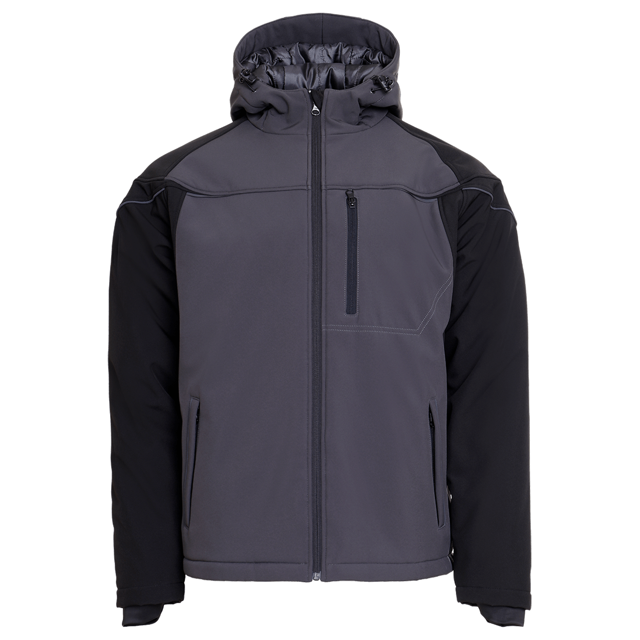 jacket PRISMA SOFTSHELL WINTER DARK GREY/BLACK - 1
