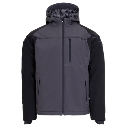 jacket PRISMA SOFTSHELL WINTER DARK GREY/BLACK - 1