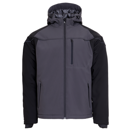 Μπουφάν Softshell PRISMA SOFTSHELL WINTER DARK GREY/BLACK - 1
