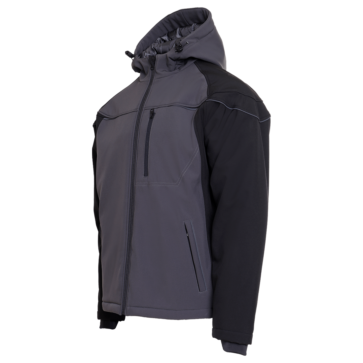 jacket PRISMA SOFTSHELL WINTER DARK GREY/BLACK - 3