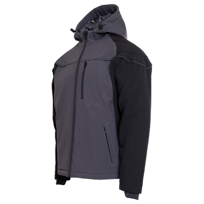 jacket PRISMA SOFTSHELL WINTER DARK GREY/BLACK - 3