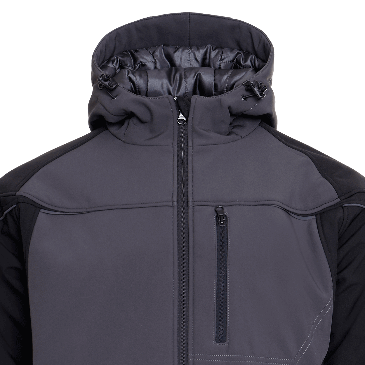 jacket PRISMA SOFTSHELL WINTER DARK GREY/BLACK - 5