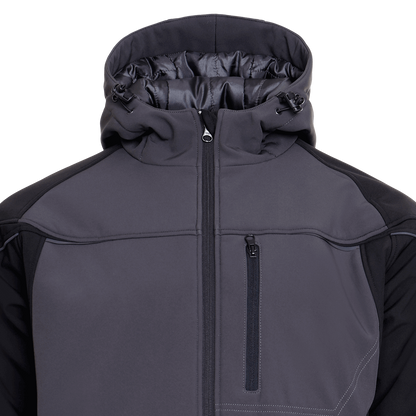 jacket PRISMA SOFTSHELL WINTER DARK GREY/BLACK - 5