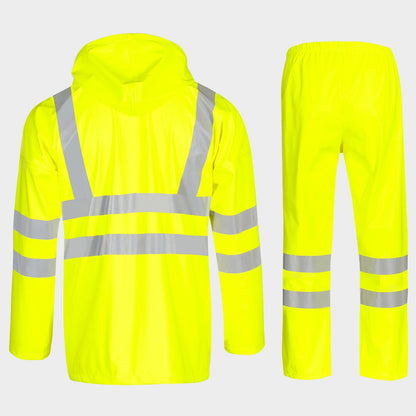 Jacket with trousers STORMER HV YELLOW - 3
