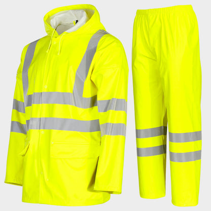 Jacket with trousers STORMER HV YELLOW - 4