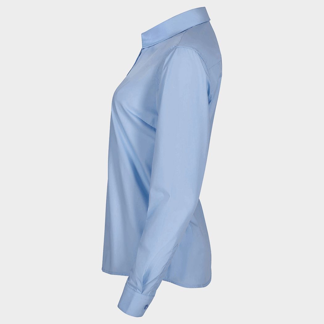 Ladies long sleeve shirt VELILLA LIGHT BLUE - 3