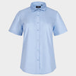 Дамска риза с къс ръкав VELILLA LIGHT BLUE - 1