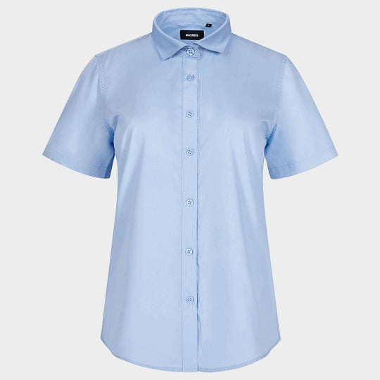 Дамска риза с къс ръкав VELILLA LIGHT BLUE - 1
