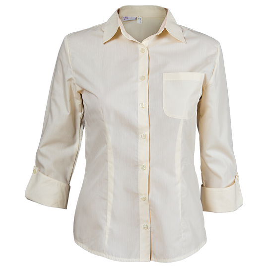 Γυναικείο πουκάμισο με μανίκια 3/4 CAMISA CHAMPAGNE
