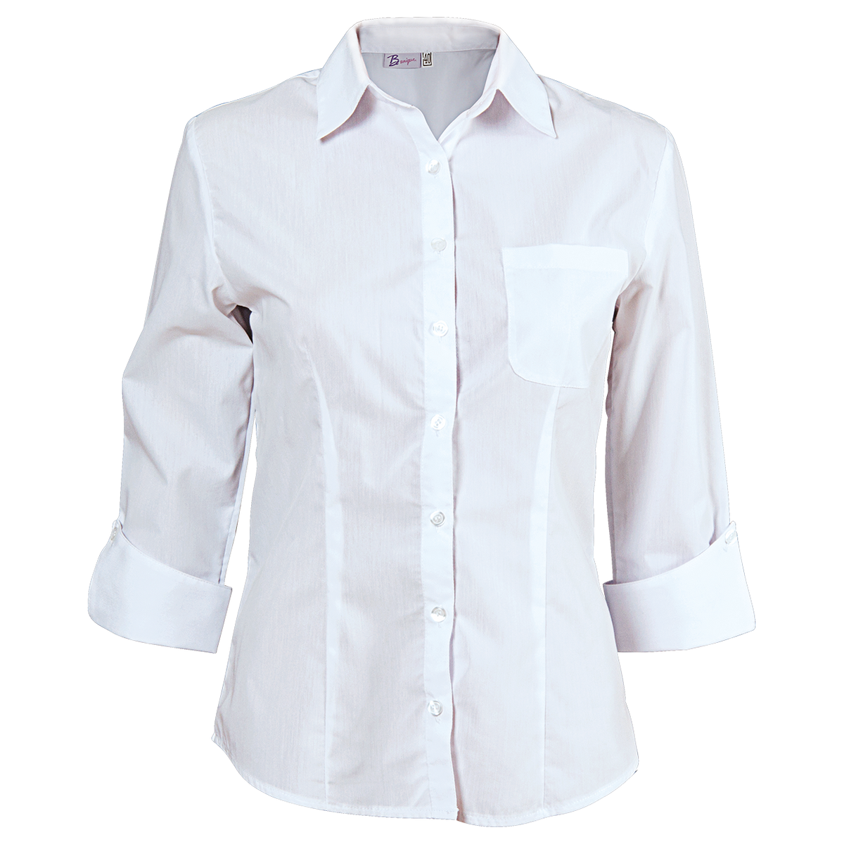 Lady's 3/4 sleeve shirt CAMISA WHITE