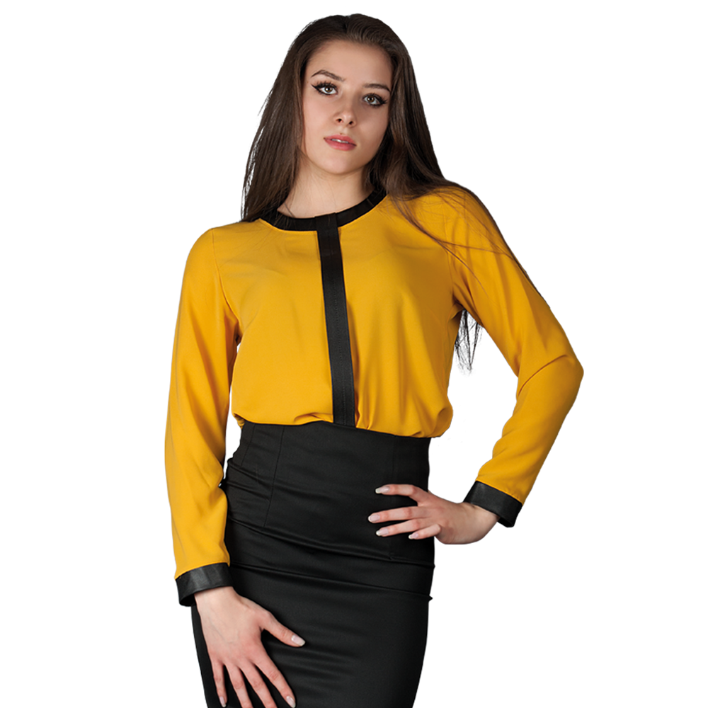 Lady's blouse AMANTE YELLOW - 1