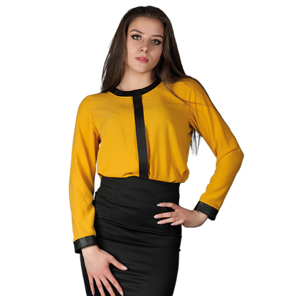Lady's blouse AMANTE YELLOW - 1