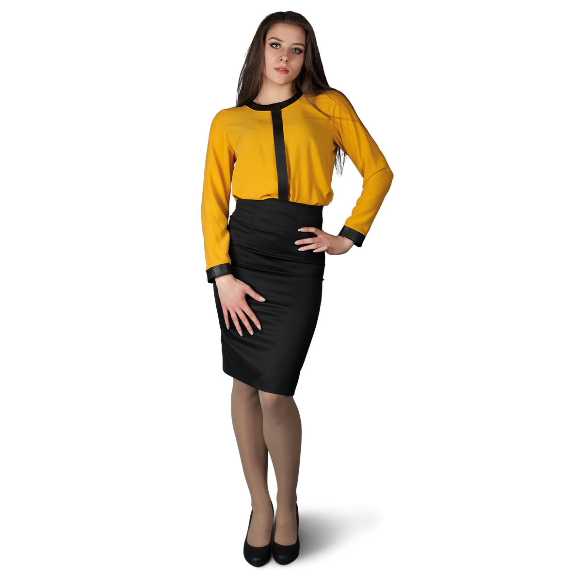 Lady's blouse AMANTE YELLOW - 2