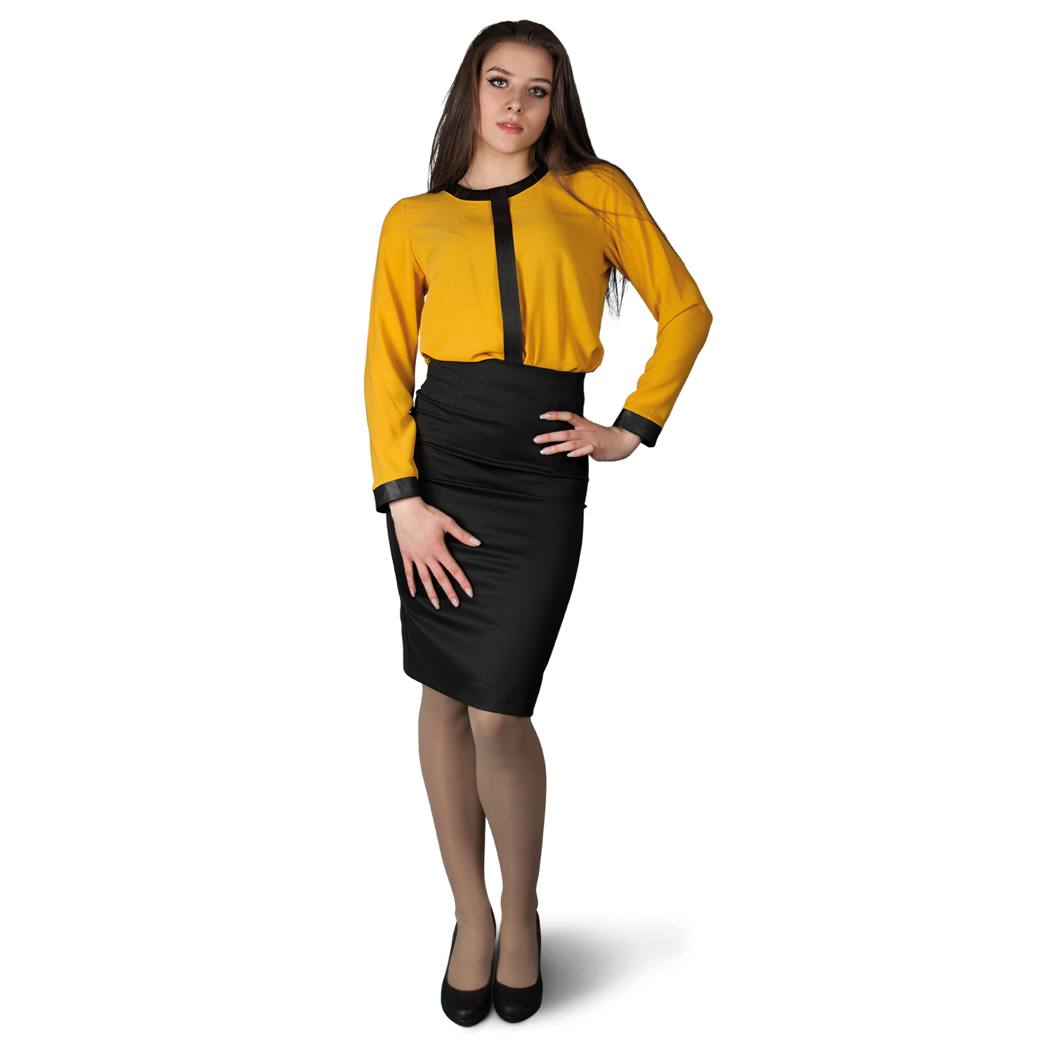 Lady's blouse AMANTE YELLOW - 2