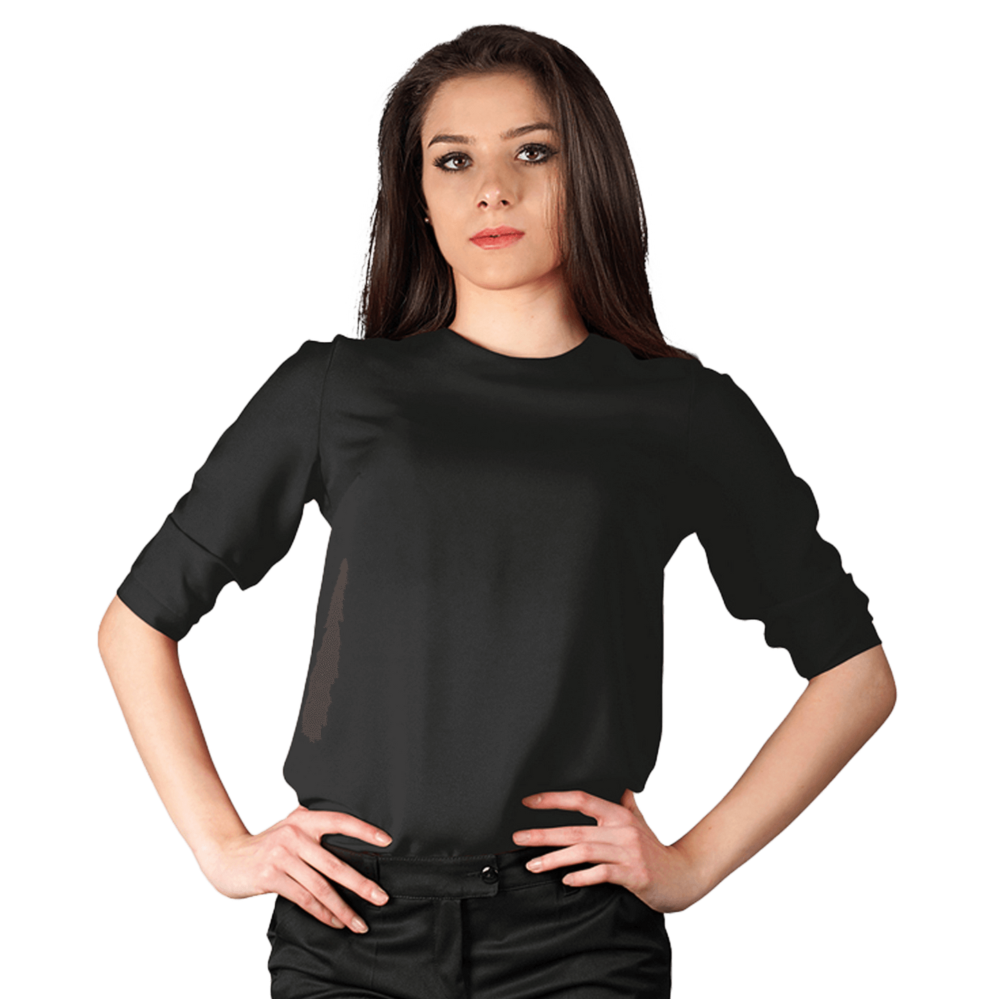 Lady's blouse IVON BLACK - 1