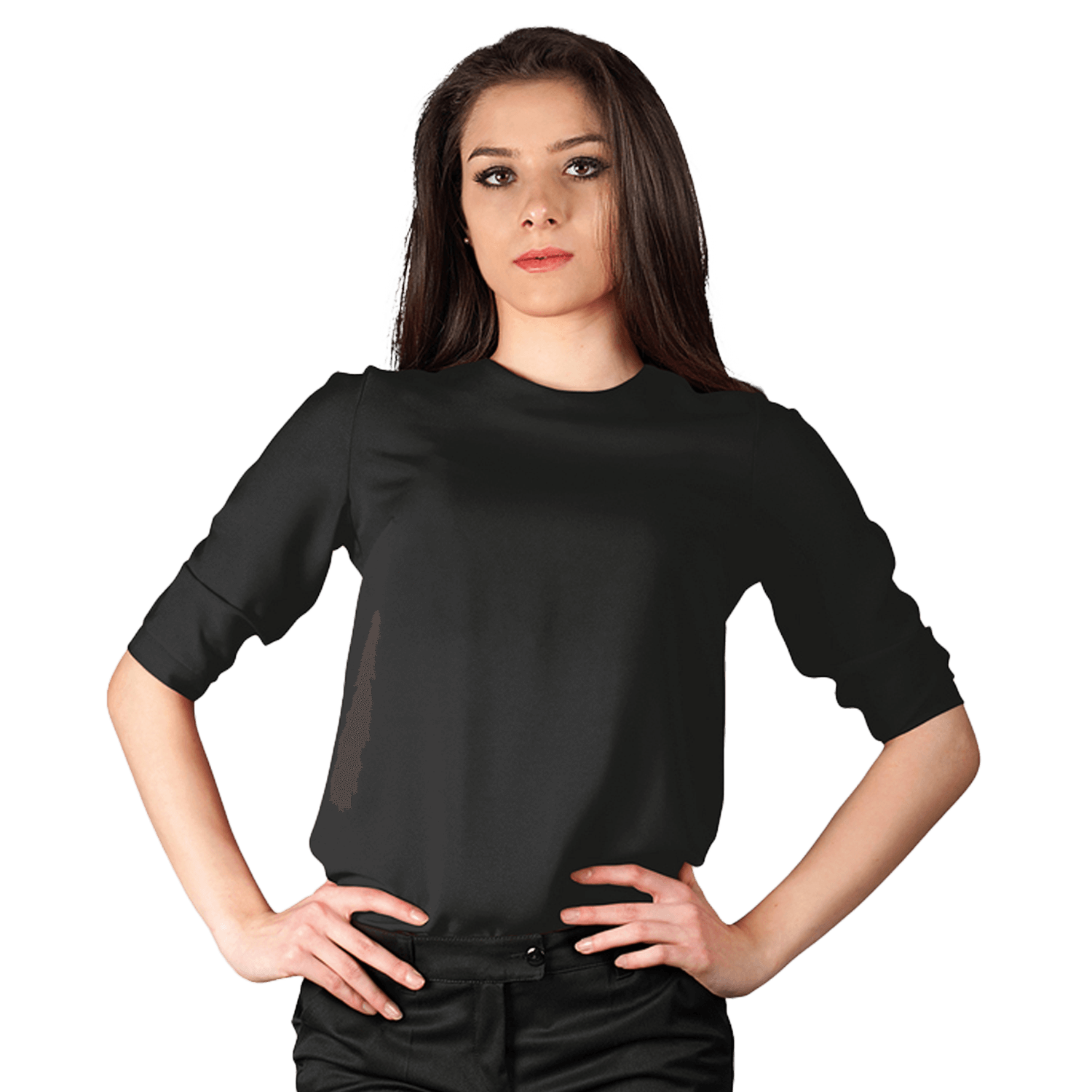 Lady's blouse IVON BLACK - 1