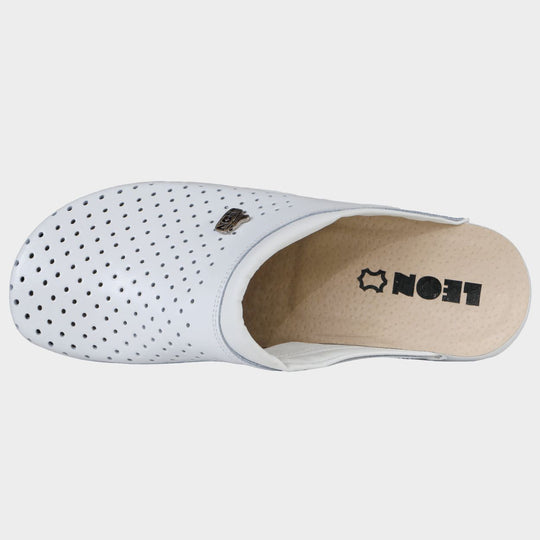 Lady's clogs LEON WHITE - 2