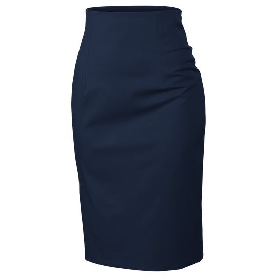 Γυναικεία ψηλόμεση φούστα TEA NAVY