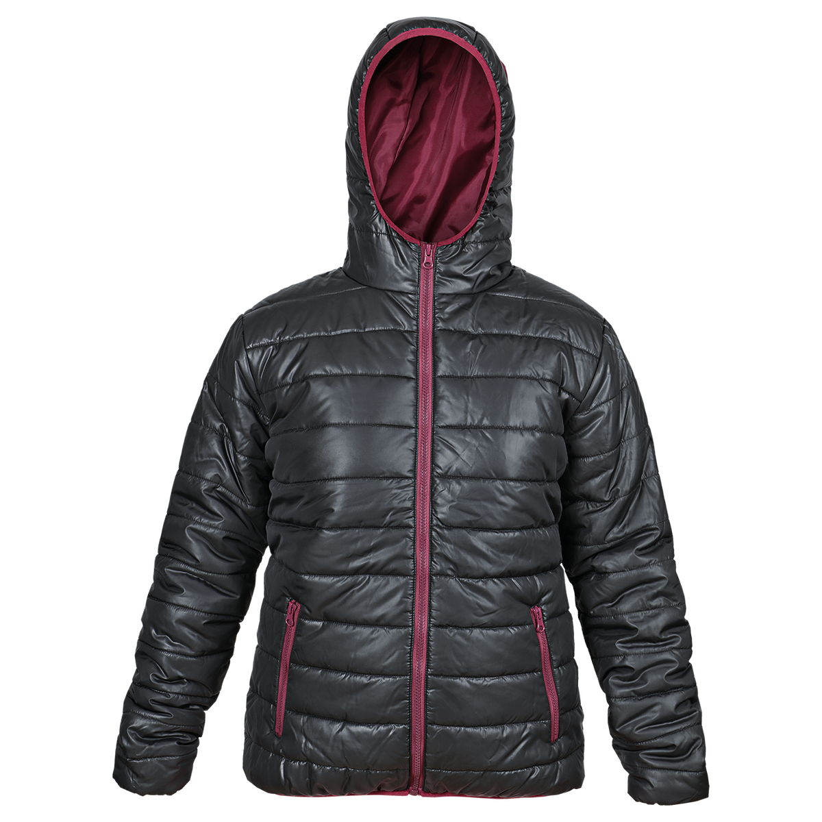 Дамско яке FLASH BLACK/BORDEAUX