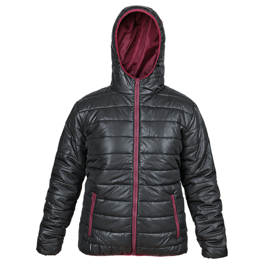 Дамско яке FLASH BLACK/BORDEAUX