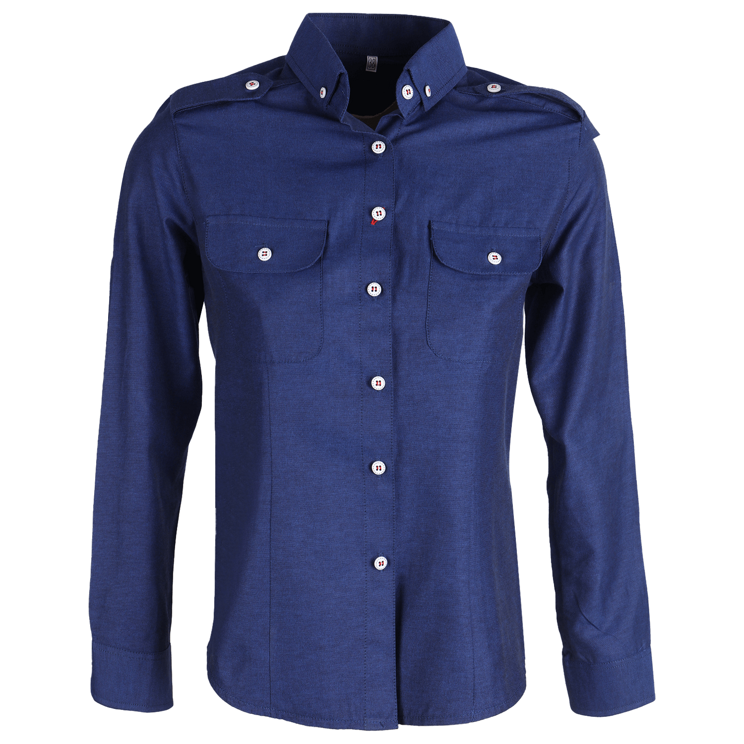 Lady's long sleeve shirt CITY NAVY - 1